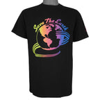 Vintage - Save The Earth Single Stitch T-Shirt 1986 Large Vintage Retro