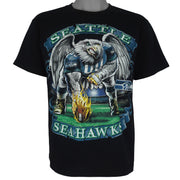 NFL - Seattle Seahawks Big Spell-Out T-Shirt 2000s Medium Vintage Retro Football