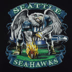 NFL - Seattle Seahawks Big Spell-Out T-Shirt 2000s Medium Vintage Retro Football