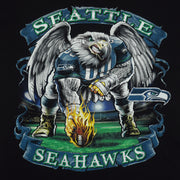 NFL - Seattle Seahawks Big Spell-Out T-Shirt 2000s Medium Vintage Retro Football