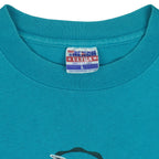 NHL (Trench) - San Jose Sharks Hockey T-Shirt 1992 Large Vintage Retro Hockey
