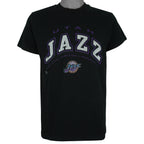 NBA (Fruit Of The Loom) - Utah Jazz Basketball T-Shirt 1990s Medium Vintage Retro Basketball