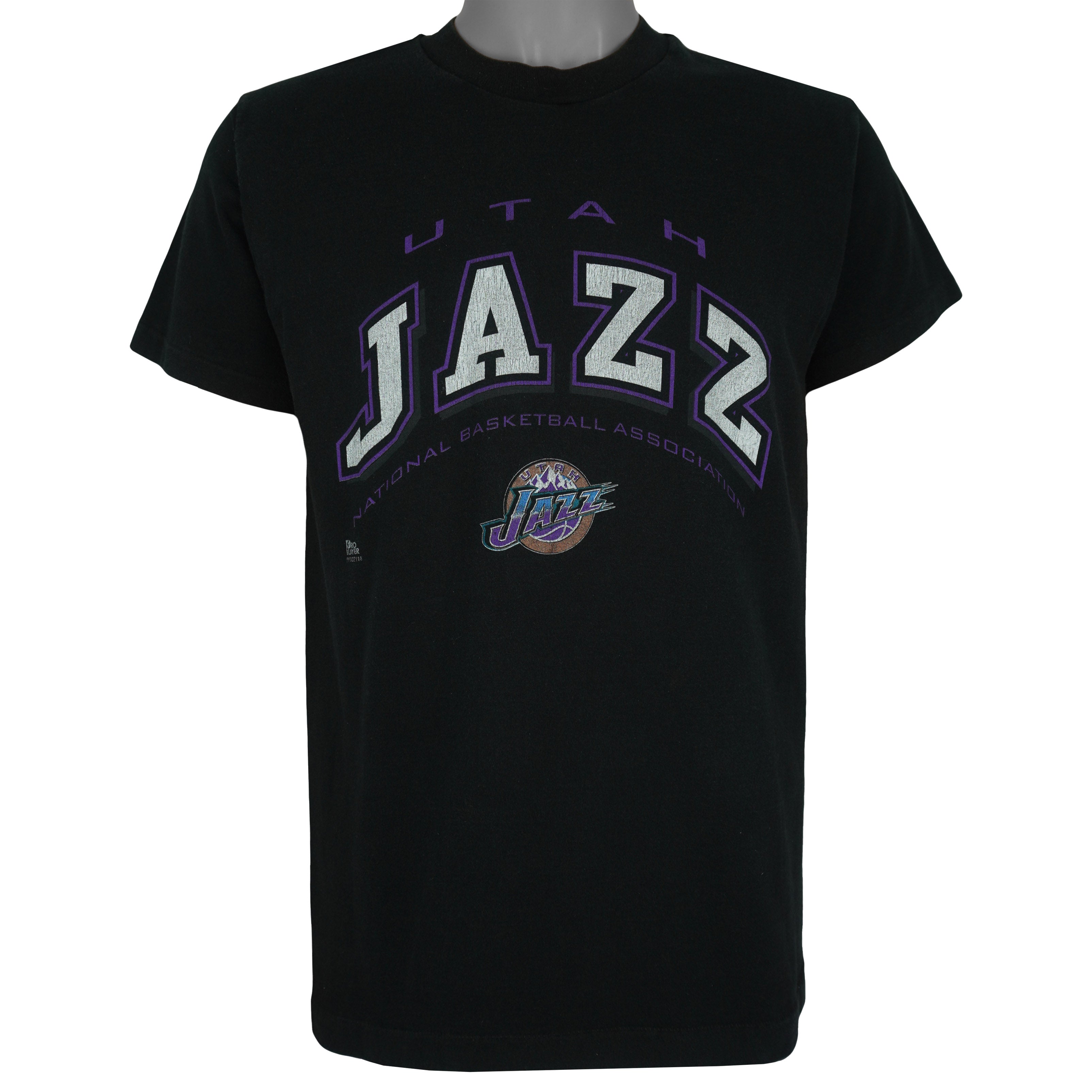 NBA (Fruit Of The Loom) - Utah Jazz Basketball T-Shirt 1990s Medium Vintage Retro Basketball