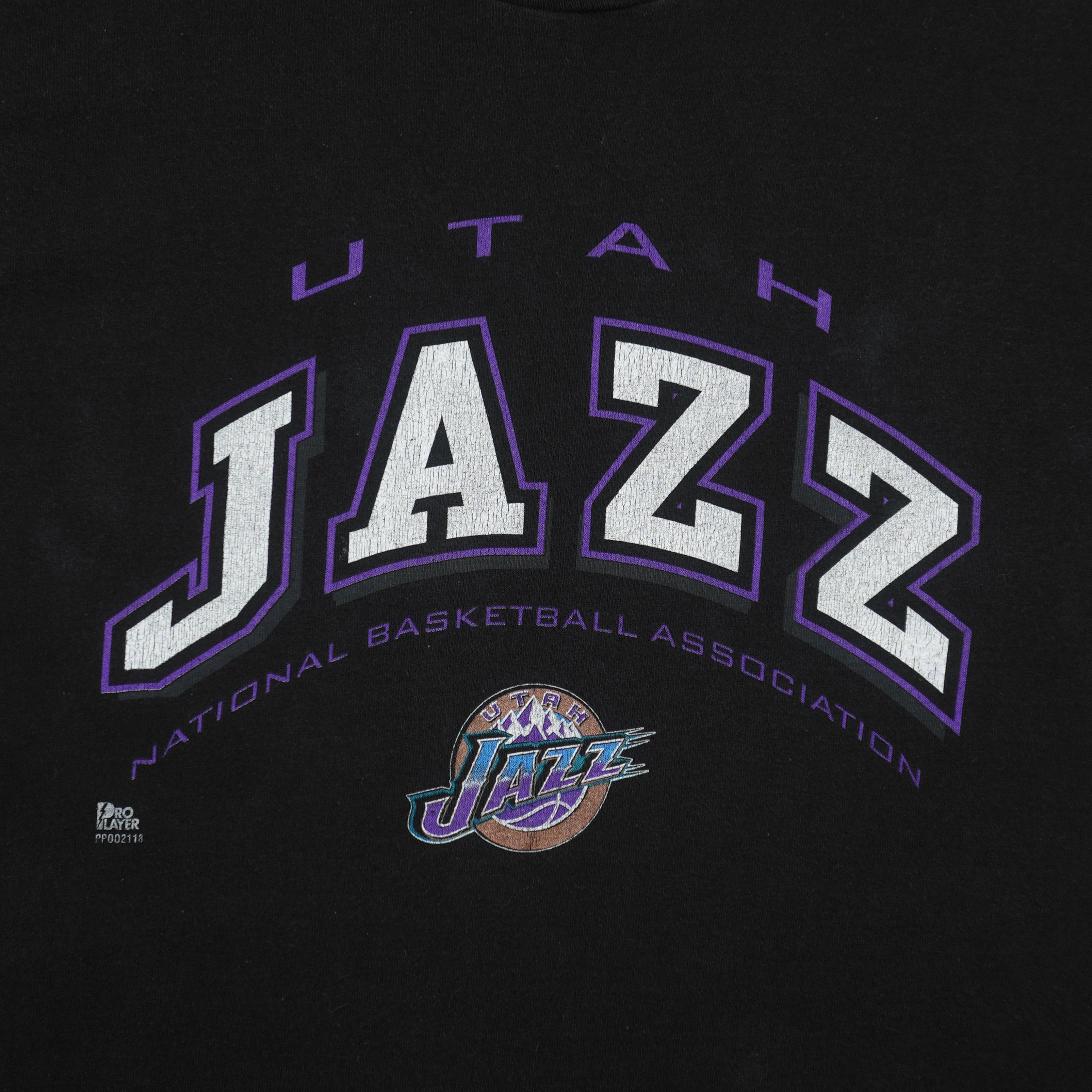 NBA (Fruit Of The Loom) - Utah Jazz Basketball T-Shirt 1990s Medium Vintage Retro Basketball