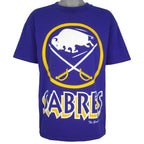 NHL (The Game) - Buffalo Sabres Big Logo T-Shirt 1994 Large Vintage Retro Hockey