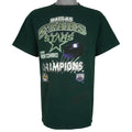 NHL (Tultex) - Dallas Stars Stanley Cup Champions T-Shirt 1999 Large Vintage Retro Hockey