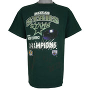 NHL (Tultex) - Dallas Stars Stanley Cup Champions T-Shirt 1999 Large Vintage Retro Hockey