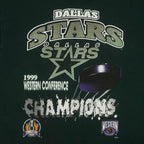 NHL (Tultex) - Dallas Stars Stanley Cup Champions T-Shirt 1999 Large Vintage Retro Hockey