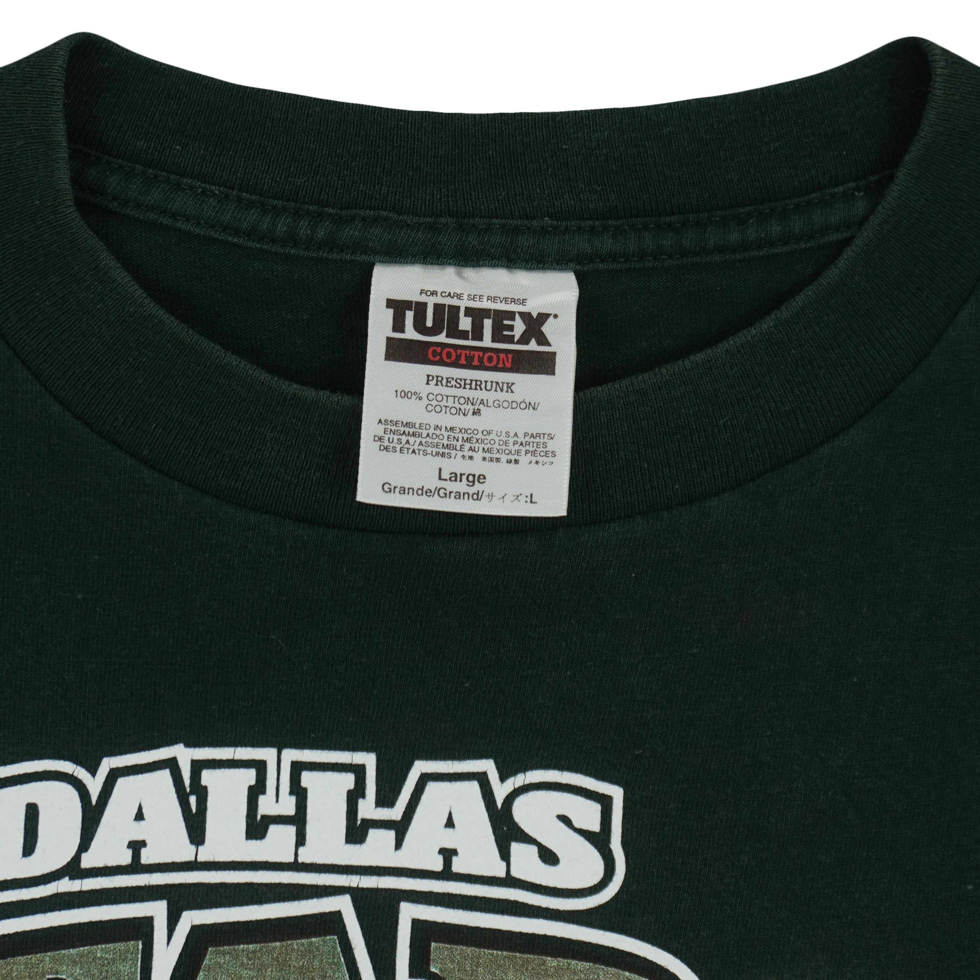 NHL (Tultex) - Dallas Stars Stanley Cup Champions T-Shirt 1999 Large Vintage Retro Hockey
