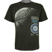 MLB (Salem) - Seattle Mariners Baseball T-Shirt 1992 Medium Vintage Retro Baseball