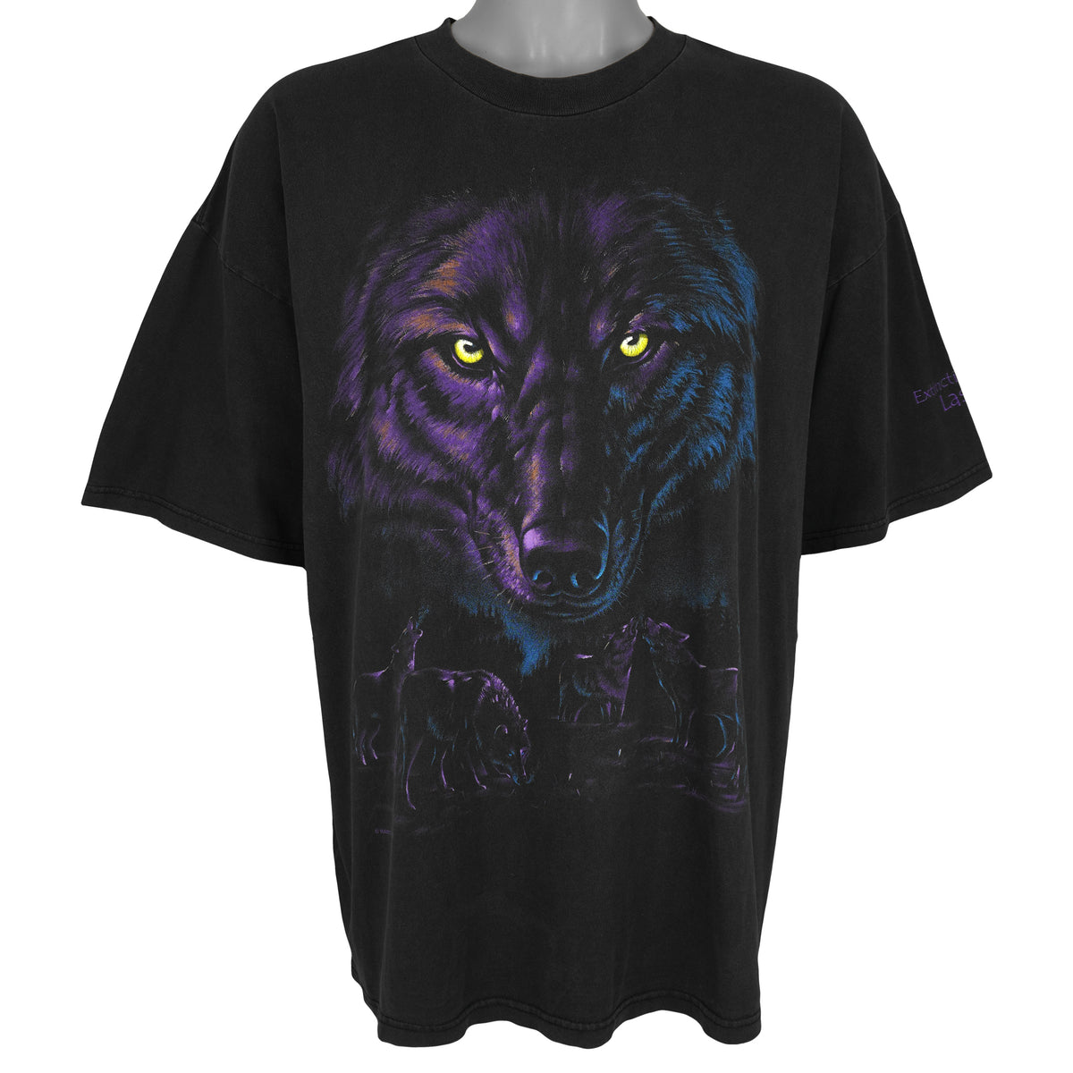 Vintage (Habitat) - Wolf Extinction Is Forever Las Vegas T-Shirt 1990s XX-Large Vintage Retro