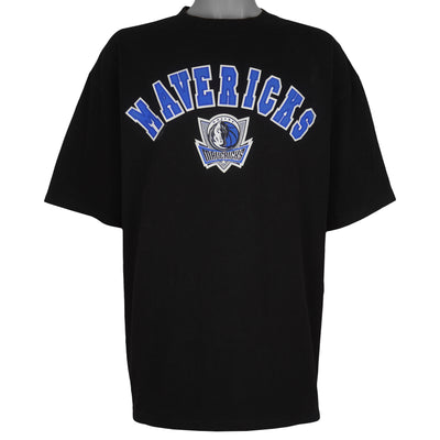 NBA (Lee) - Dallas Mavericks Spell-Out T-Shirt 1990s XX-Large