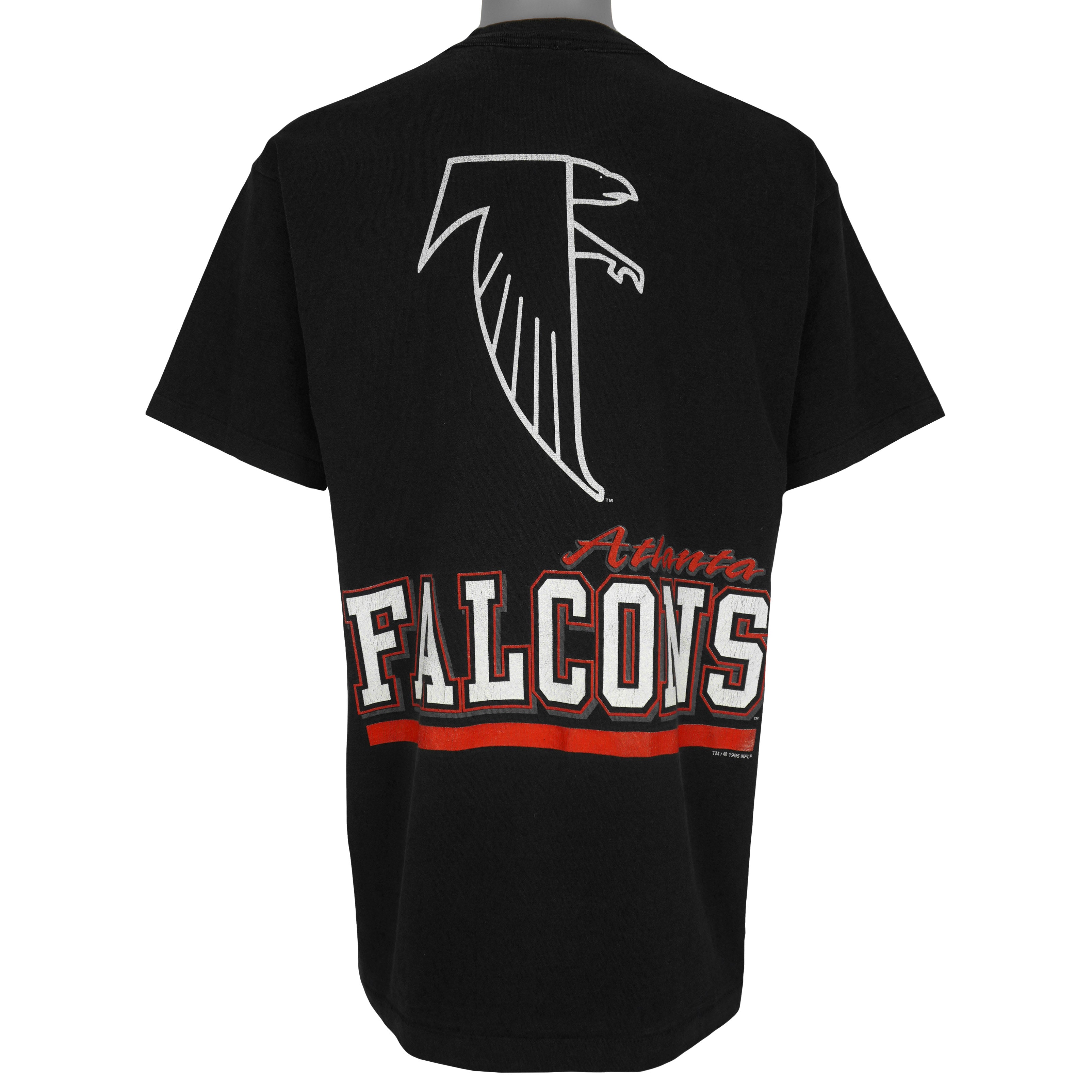 NFL - Atlanta Falcons Big Logo T-Shirt 1995 X-Large Vintage Retro Football