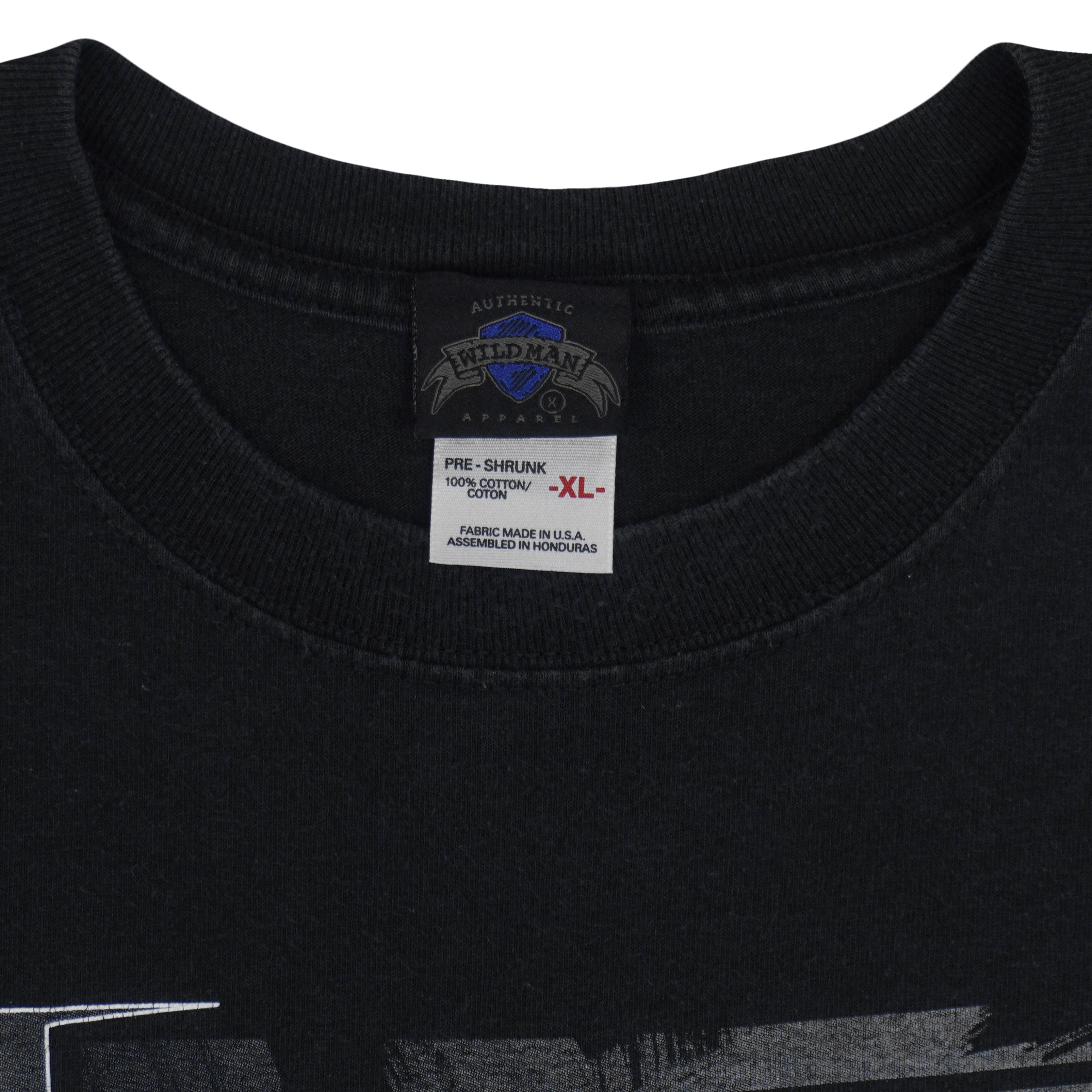 Vintage (Wildman) - Kannapolis Intimidators Baseball Glove T-Shirt 2000 Large Vintage Retro Baseball