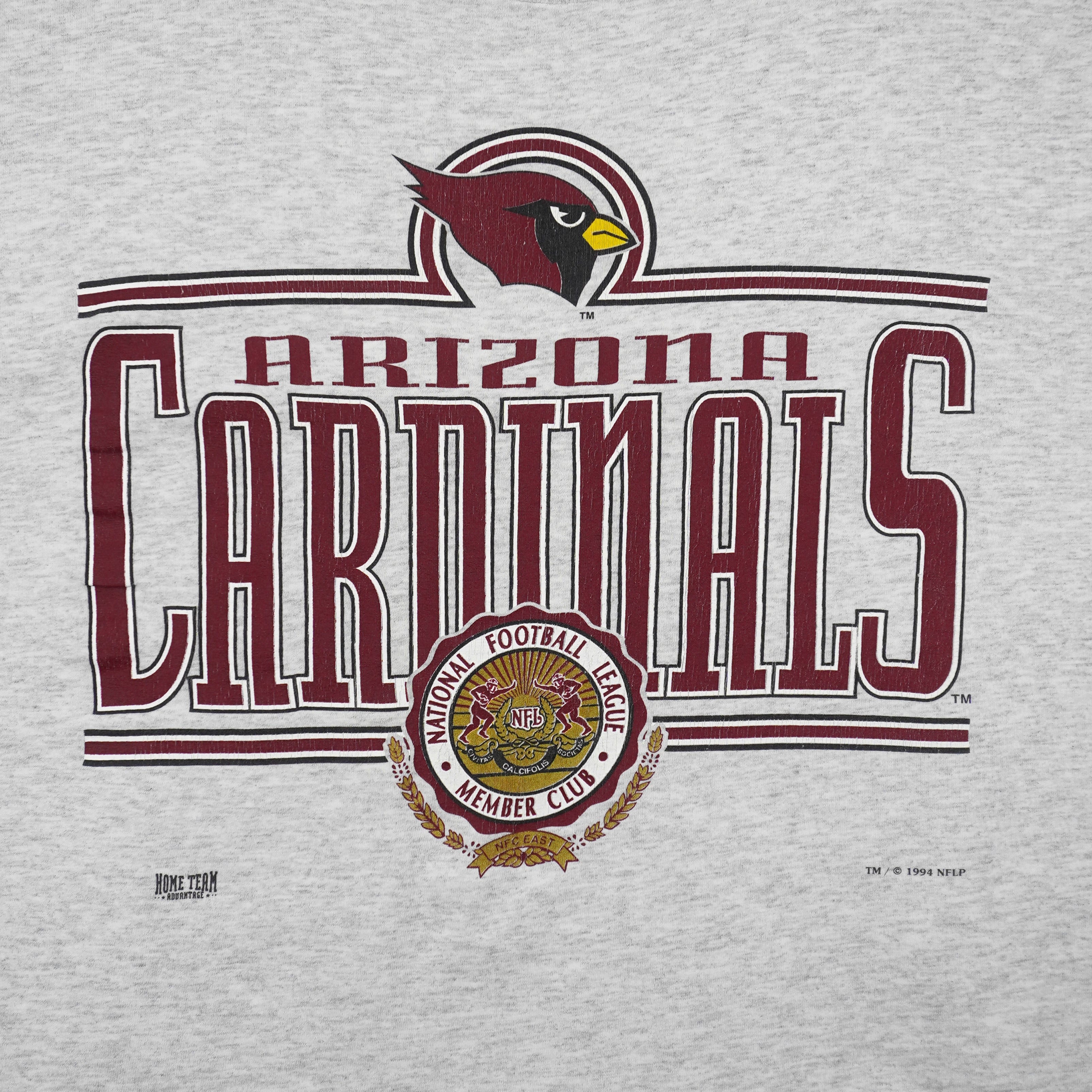 NFL (Home Team) - Arizona Cardinals Member Club T-Shirt 1994 X-Large Vintage Retro Football