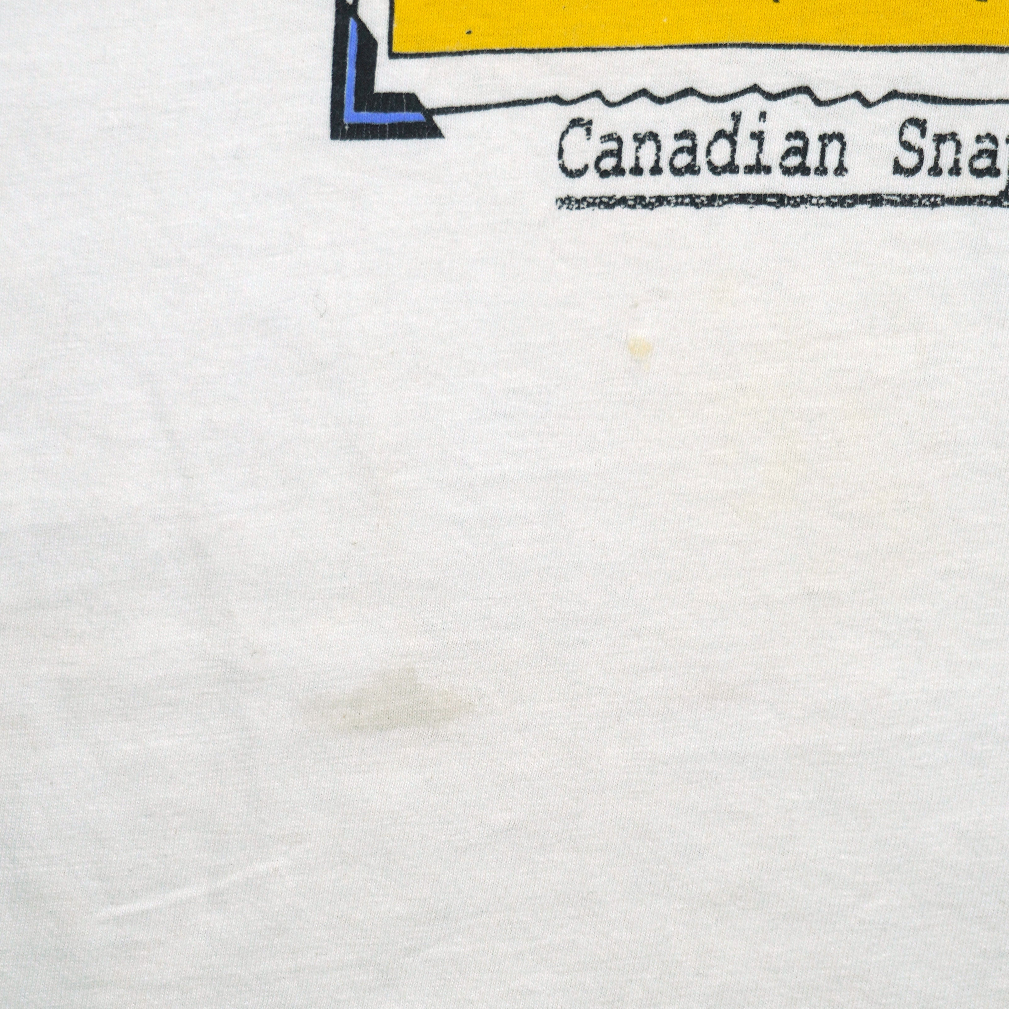 Vintage (Hanes) - Canadian Snapshot Single Stitch T-Shirt 1990s Large Vintage Retro
