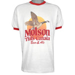 Vintage (Sport-T) - Molson That’s Canada Beer and Ale T-Shirt 1980s Large