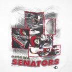 NHL (Bulletin Athletic) - Ottawa Senators Hockey T-Shirt 1990s Large Vintage Retro Hockey