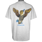 Vintage (Hanes) - Blue-Footed Booby Animal Print T-Shirt 1990s X-Large Vintage Retro