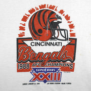 NFL - Cincinnati Bengals Super Bowl XXIII Champions 1988 Large Vintage Retro Football