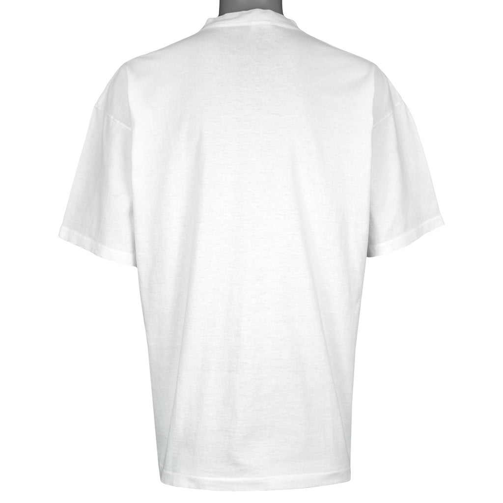 Asics - Abstract Pattern Single Stitch T-Shirt 1990s OSFA Vintage Retro