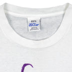Asics - Abstract Pattern Single Stitch T-Shirt 1990s OSFA Vintage Retro