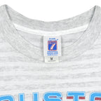 Vintage NFL (Logo 7) - Houston Oilers Pinstripe T-Shirt 1992 Medium in gray