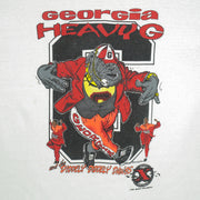 NCAA (Oneita) - Georgia Heavy G Single Stitch T-Shirt 1990 X-Large Vintage Retro