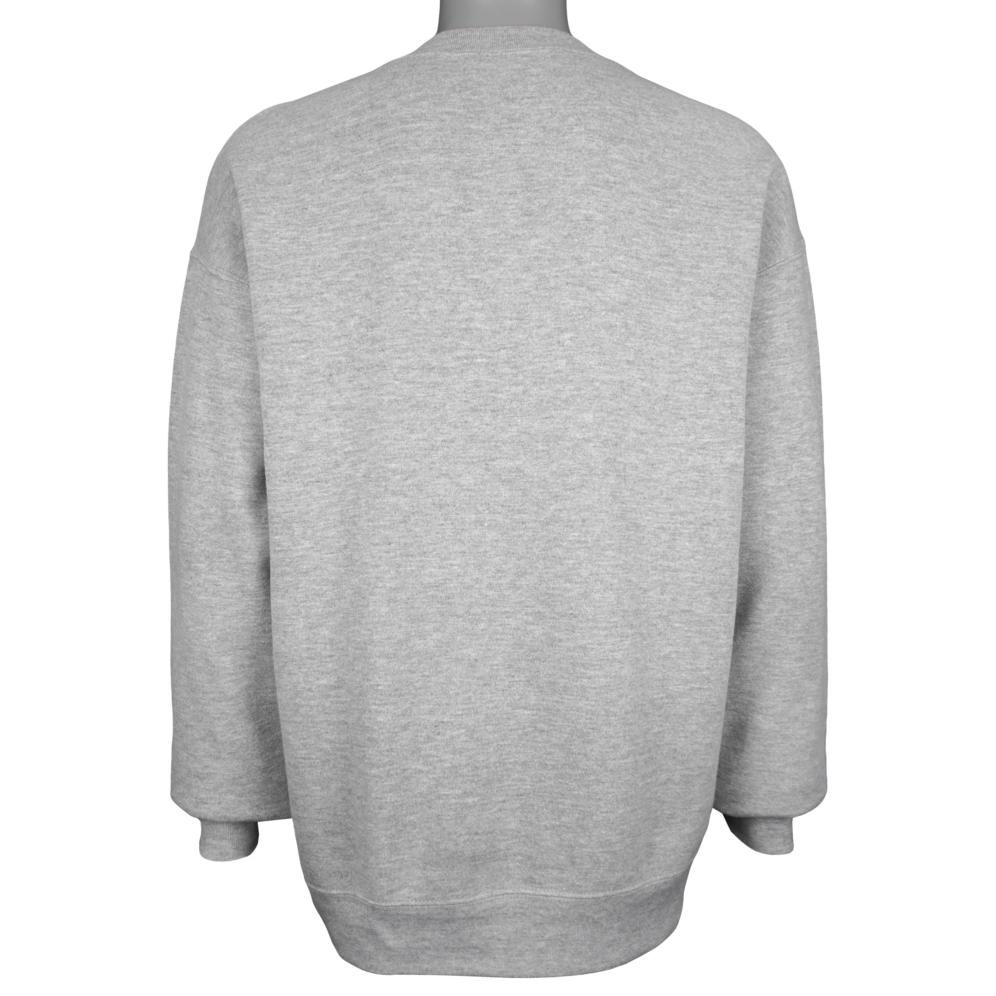 NFL - Grey Carolina Panthers Crew Neck Sweatshirt 2000s Large Vintage Retro Football