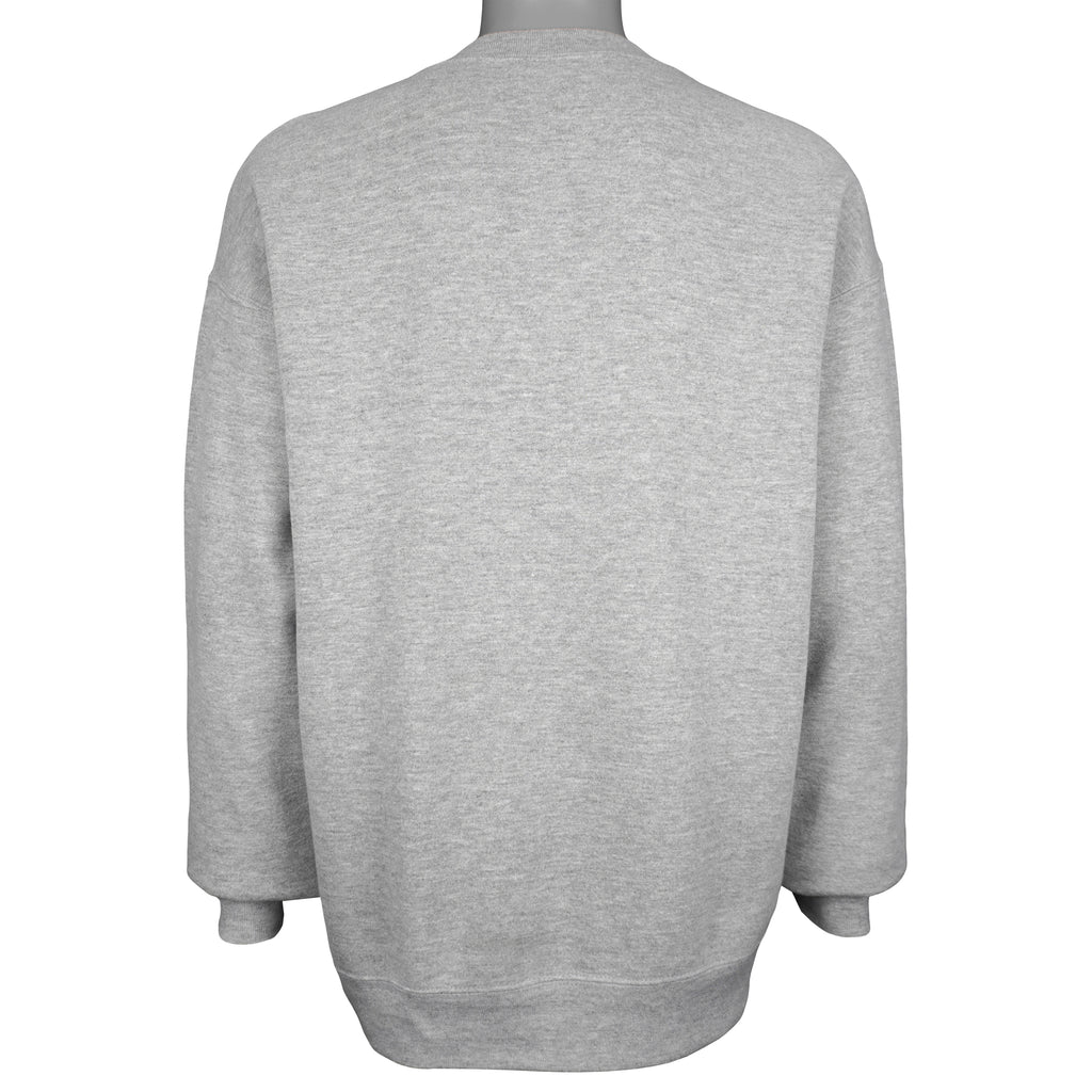 NFL - Grey Carolina Panthers Crew Neck Sweatshirt 2000s Large Vintage Retro Football