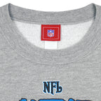 NFL - Grey Carolina Panthers Crew Neck Sweatshirt 2000s Large Vintage Retro Football