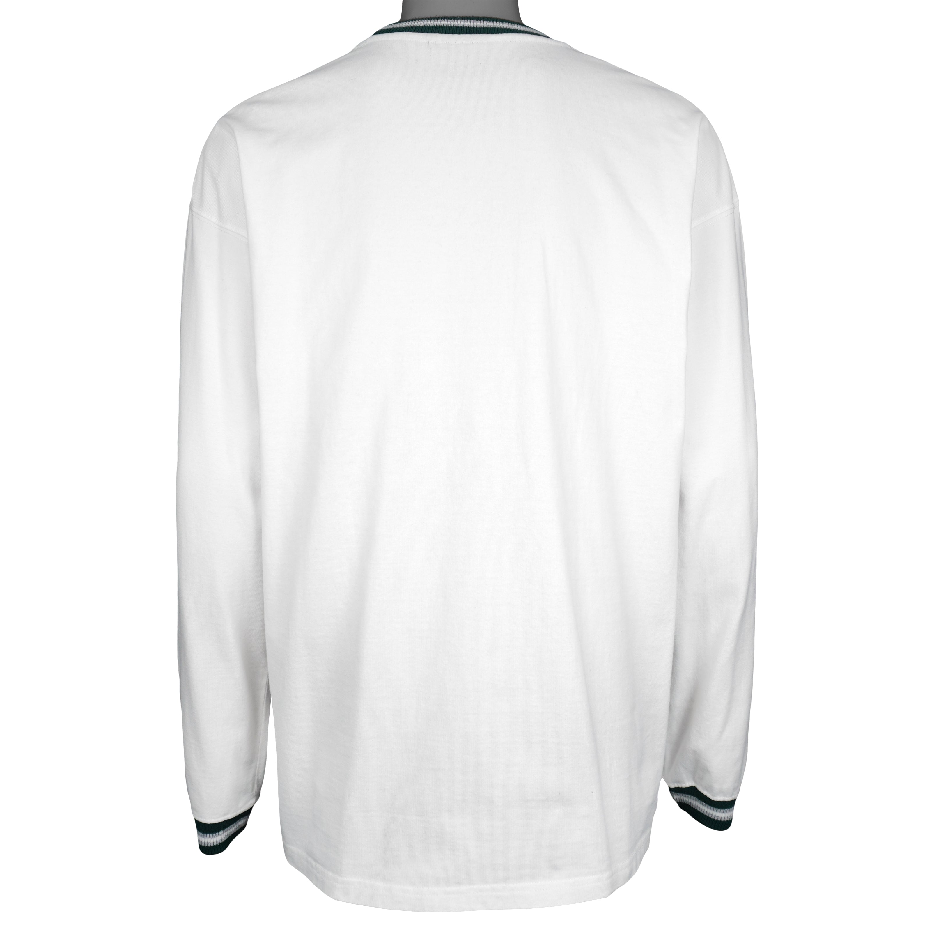NFL (Team Apparel) - New York Jets Embroidered Sweatshirt 2000s Large Vintage Retro Football