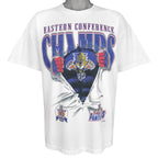NHL (Signal Sport) - Florida Panthers Break Out T-Shirt 1996 X-Large Vintage Retro Hockey