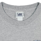 NHL (Lee) - Grey Tampa Bay Lightning Stanley Cup Champions T-Shirt 2004 Large Tall Vintage Retro Hockey