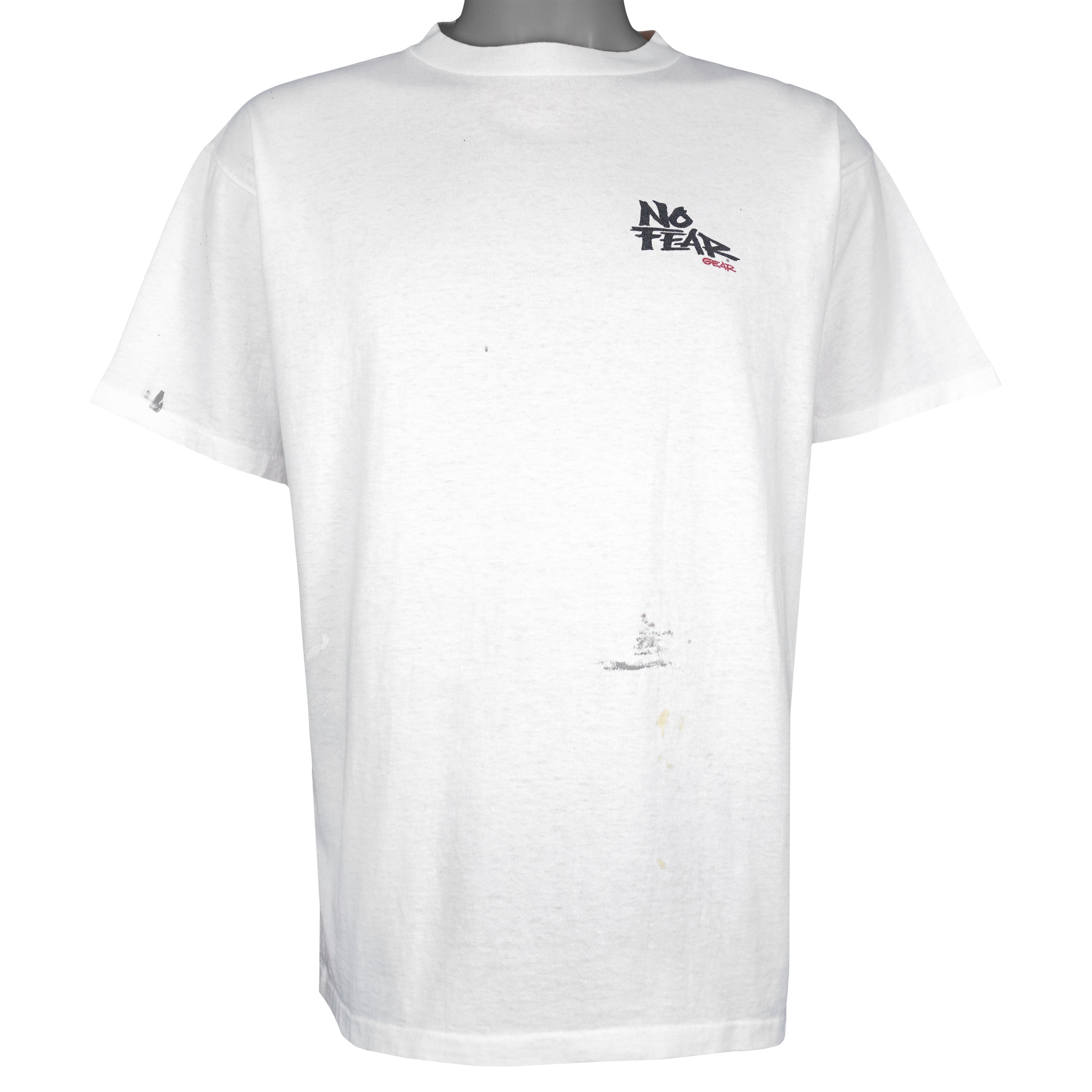 Vintage (No Fear) - Shut Up And Jump T-Shirt 1990s Large Vintage Retro