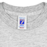 Vintage NFL (Logo 7) - Tennessee Oilers Inaugural Season T-Shirt 1997 Medium Tall in gray