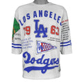 Light gray Dodgers jersey with Los Angeles and 1963 front graphics