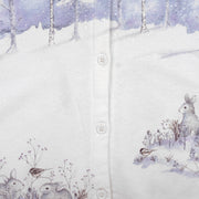 Vintage (Artisans) - Winter Forest Bunny Button-Up Cardigan 1990s Large vintage Retro