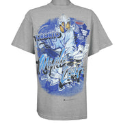NHL (Bulletin Athletic) - Toronto Maple Leafs Hockey T-Shirt 1993 Medium Vintage Retro Hockey