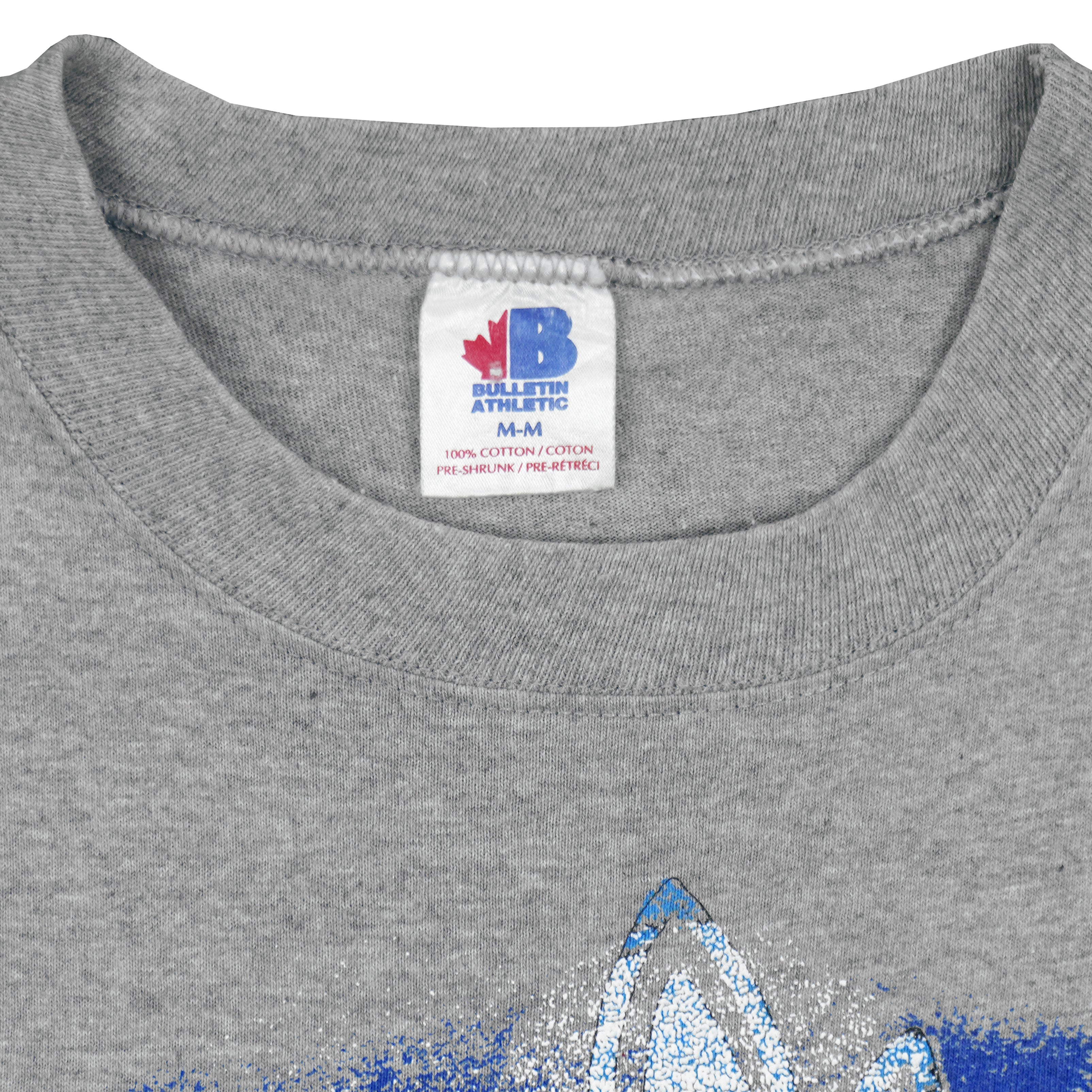 NHL (Bulletin Athletic) - Toronto Maple Leafs Hockey T-Shirt 1993 Medium Vintage Retro Hockey