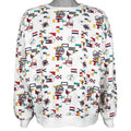 Vintage - Nautical Flags All Over Print Crew Neck Sweatshirt 1990s 3X-Large Vintage Retro