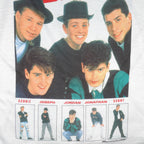 Vintage (Rock Nites) - New Kids On The Block Ringer T-Shirt 1990 X-Large Vintage Retro