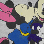 Disney - Mickey & Minnie Turtleneck Sweatshirt 1980s Medium