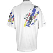 Reebok - Abstract T-Shirt 1990s X-Large Vintage Retro