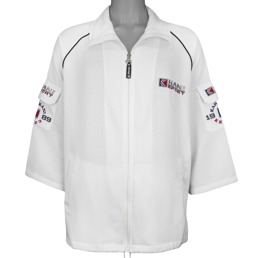 Karl Kani - USA Sport KKJ 23 Spell-Out Zip-Up Jacket 1989 XX-Large Vintage Retro