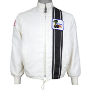 Vintage - Ford Cobra Racing Embroidered Fleece Jacket 1990s Medium Vintage Retro