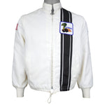 Vintage - Ford Cobra Racing Embroidered Fleece Jacket 1990s Medium Vintage Retro