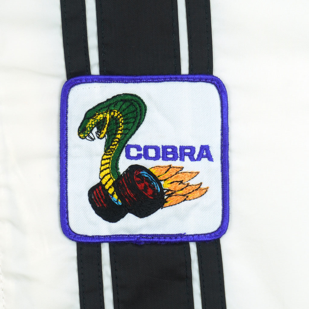 Vintage - Ford Cobra Racing Embroidered Fleece Jacket 1990s Medium Vintage Retro