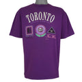 Vintage (Waves) - Toronto Casual Comfort Single Stitch T-Shirt 1990 Large Vintage Retro