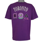 Vintage (Waves) - Toronto Casual Comfort Single Stitch T-Shirt 1990 Large Vintage Retro